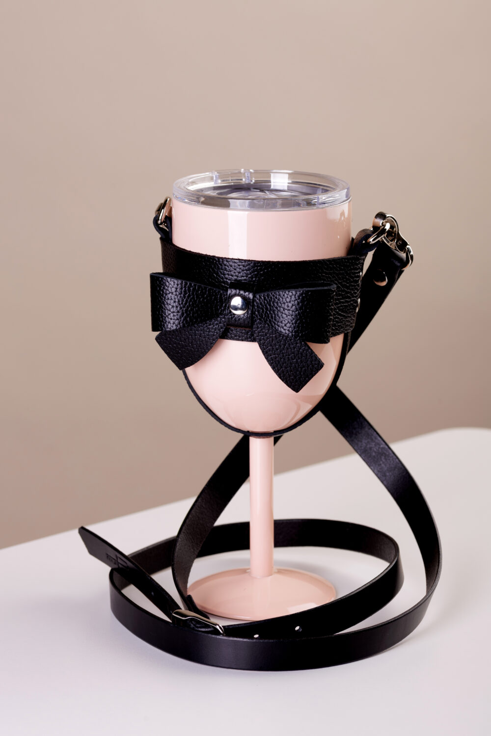 Wine glass holder "BOW" with a thermos cup - Image 5
