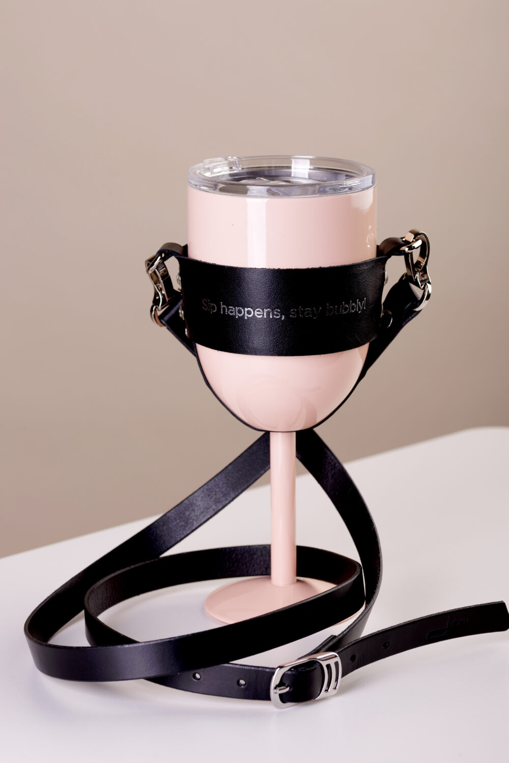 Wine glass holder "SIP" with a thermos cup - Image 5