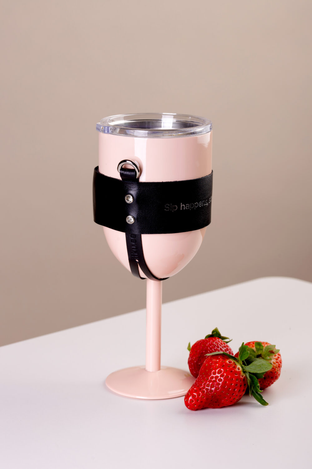 Wine glass holder "SIP" with a thermos cup - Image 6