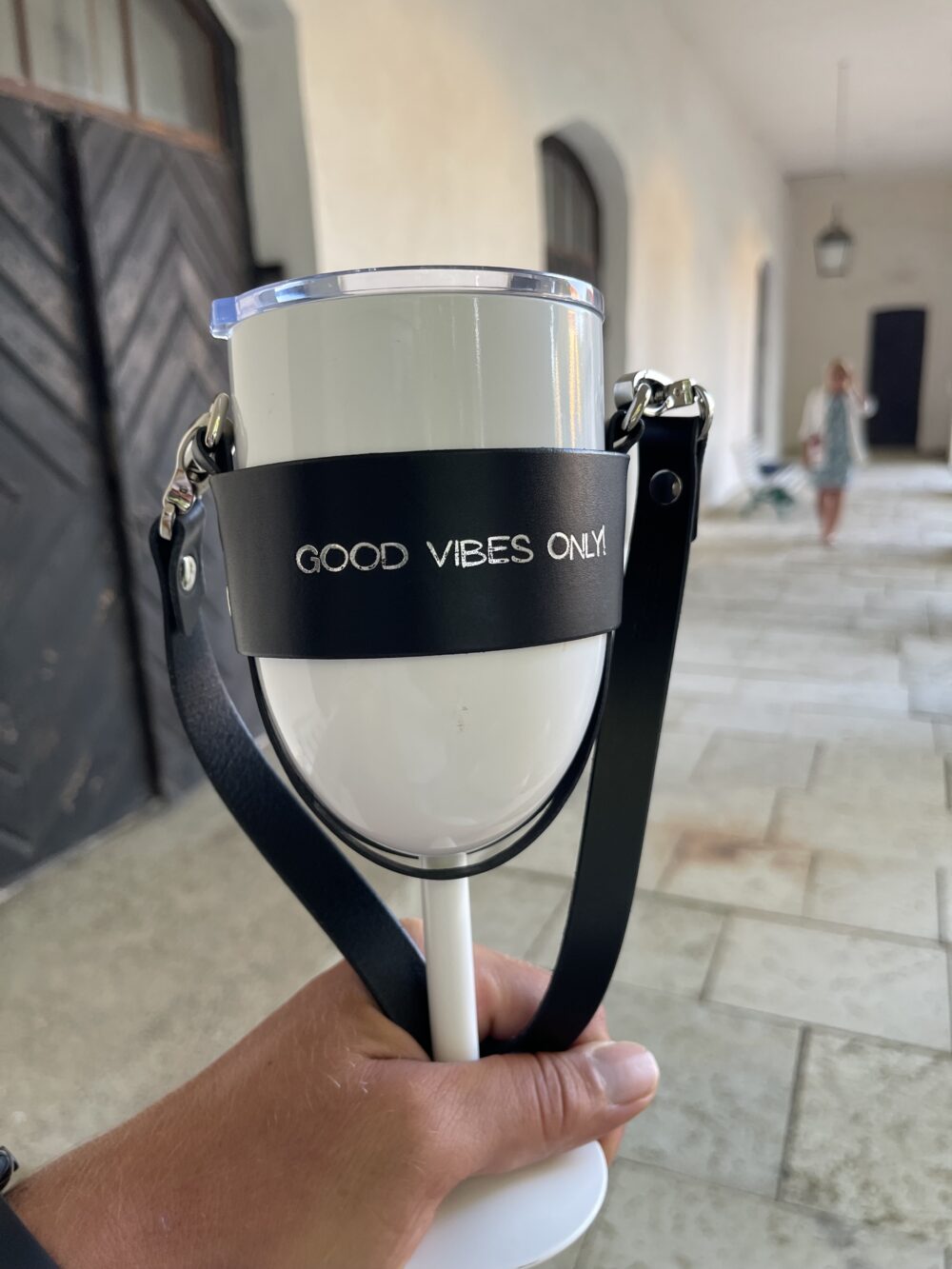 Pokaalihoidja "GOOD VIBES" koos termospokaaliga - Image 3