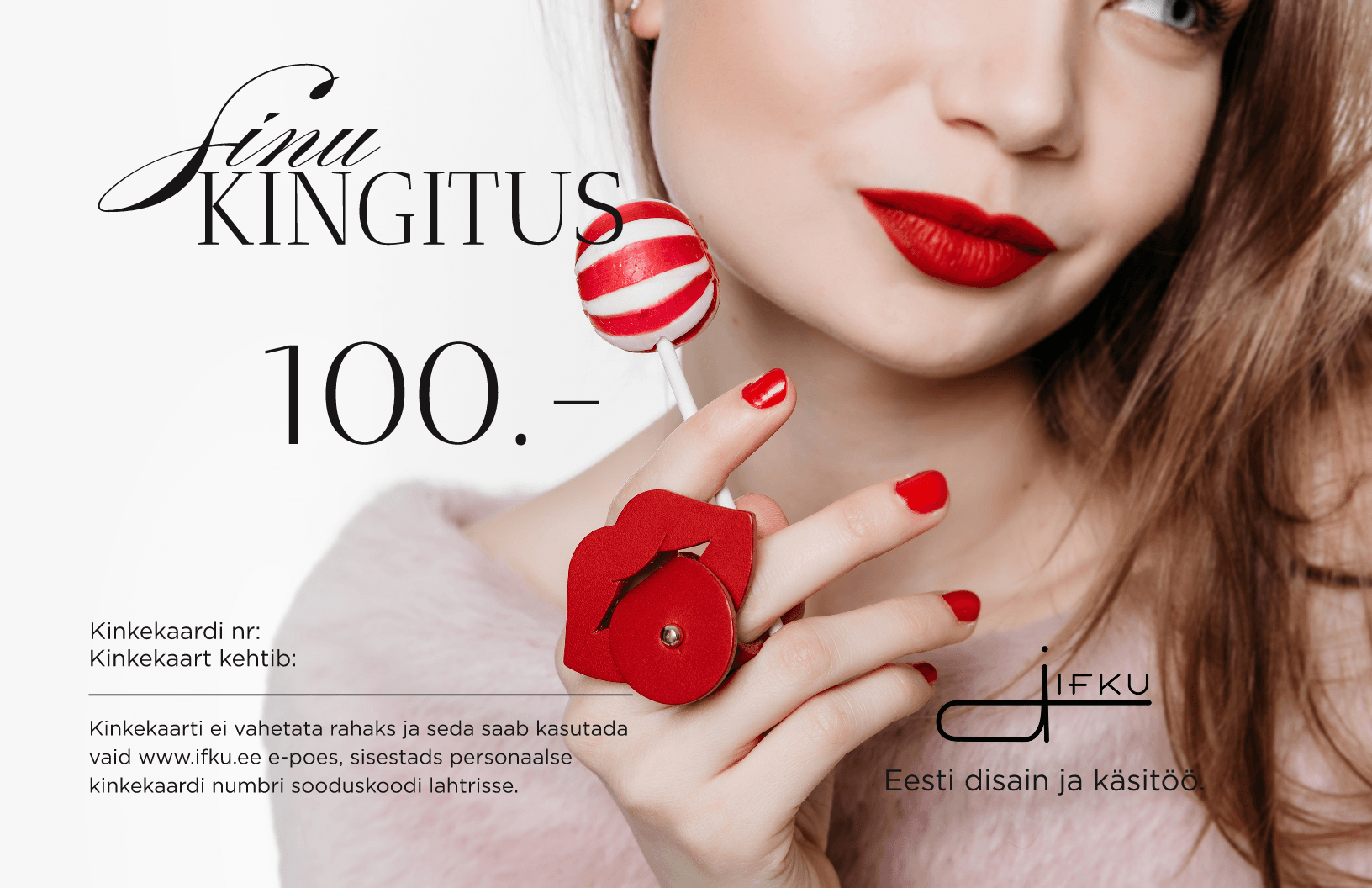Physical gift card €100